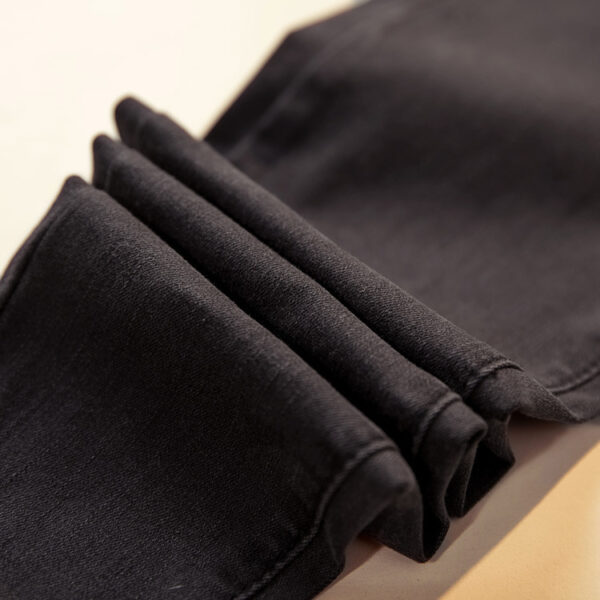 High Waist Elastic Trousers Jeans Women Ladies Pants - Image 4