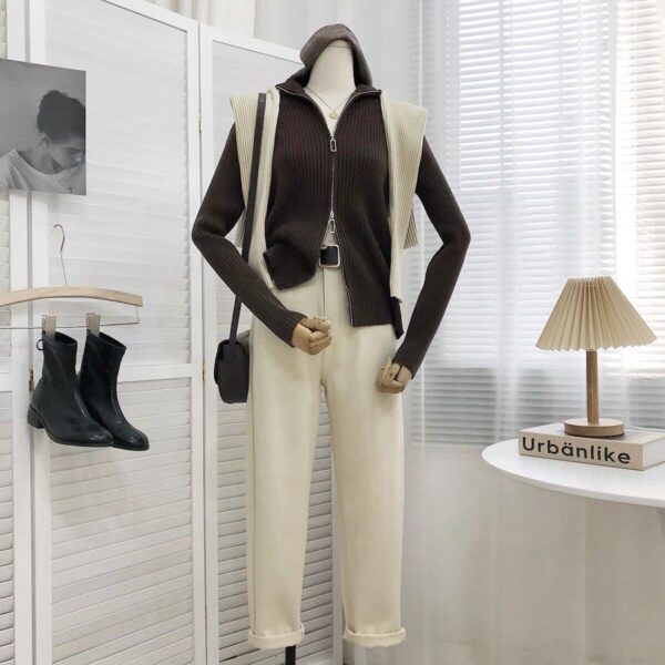 Versatile Straight Loose Wide Leg Jeans For Women - Image 4