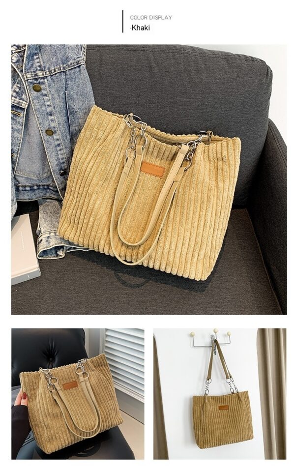 Autumn And Winter Large Capacity Tote Bags For Women - Image 5