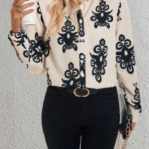 Women's Spring Summer Long Sleeve Casual Shirt