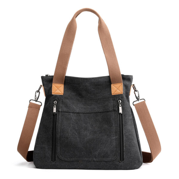 Women Totes All-match Portable Large-capacity Female Canvas Bag Female Casual Shoulder Bags - Image 7