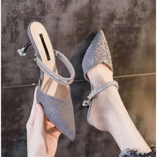 Baotou Sandals Women Stiletto Heels - Image 4