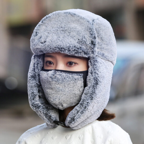 Winter Dust-proof And Warm Women With Masks And Hats - Image 3