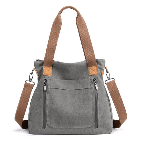 Women Totes All-match Portable Large-capacity Female Canvas Bag Female Casual Shoulder Bags - Image 8