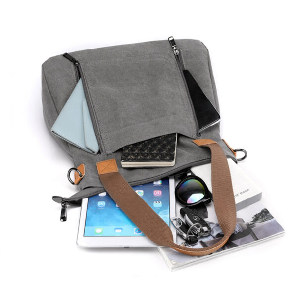 Women Totes All-match Portable Large-capacity Female Canvas Bag Female Casual Shoulder Bags - Image 2