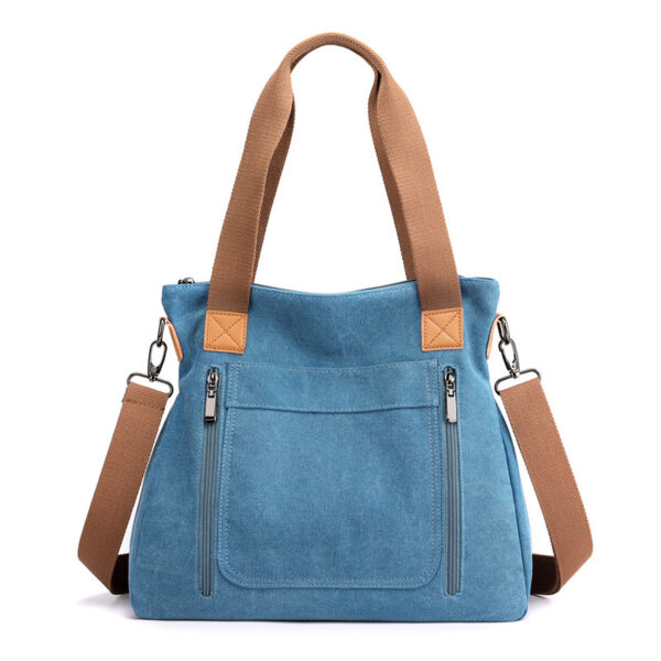 Women Totes All-match Portable Large-capacity Female Canvas Bag Female Casual Shoulder Bags - Image 5