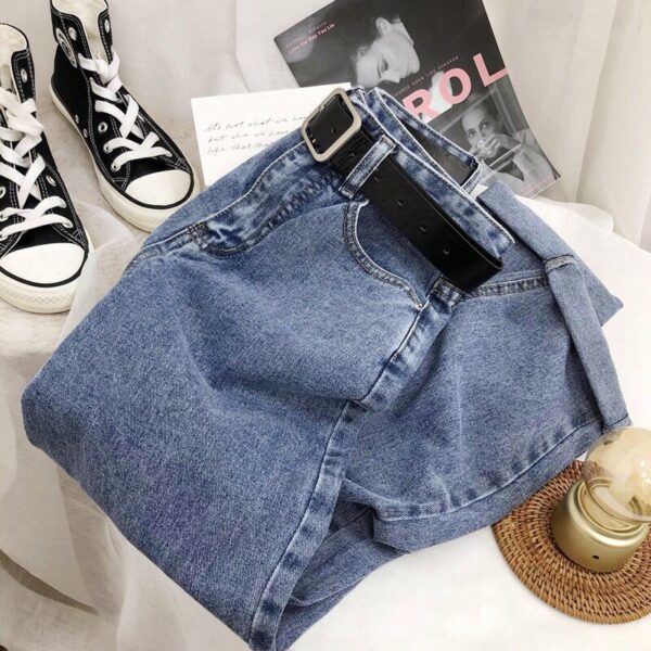Versatile Straight Loose Wide Leg Jeans For Women - Image 6