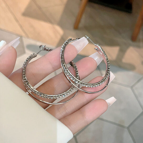Simple Simple Bracelet Earrings Metal Cold Style Ring - Image 7
