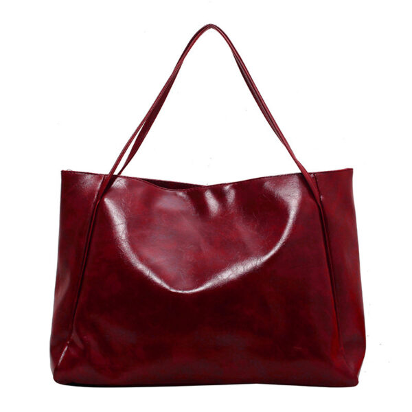 Vintage Shoulder Bags For Women Large Capacity Handbag Tote Bag - Image 6