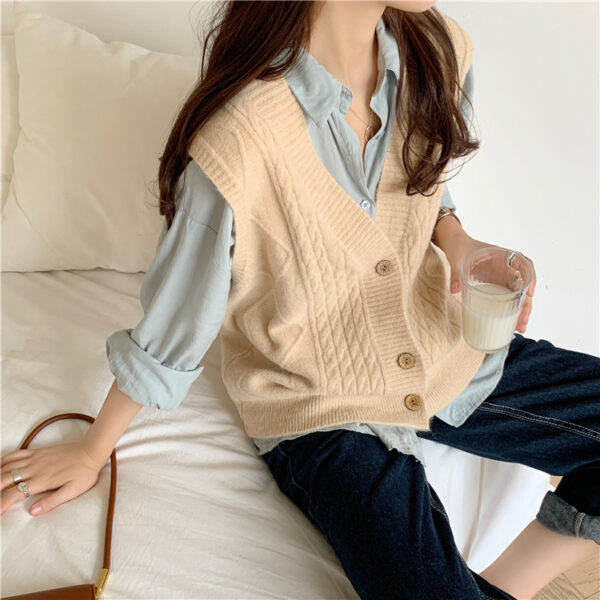 Women Sweaters Wear Korean Style Loose Clothes - Image 2