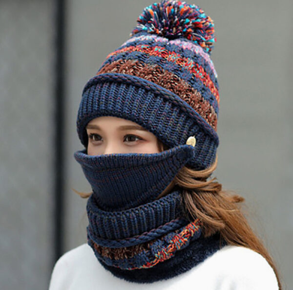 Korean winter knitted hat - Image 5
