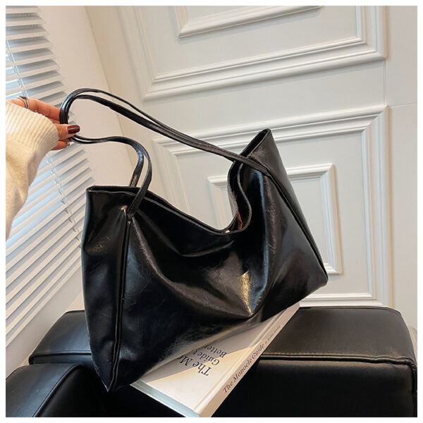 Vintage Shoulder Bags For Women Large Capacity Handbag Tote Bag - Image 7