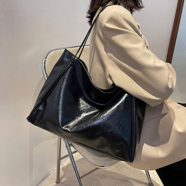 Vintage Shoulder Bags For Women Large Capacity Handbag Tote Bag - Image 3