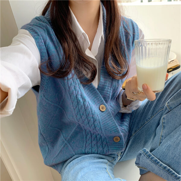 Women Sweaters Wear Korean Style Loose Clothes - Image 5