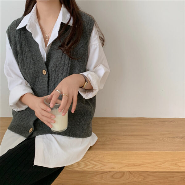 Women Sweaters Wear Korean Style Loose Clothes - Image 4