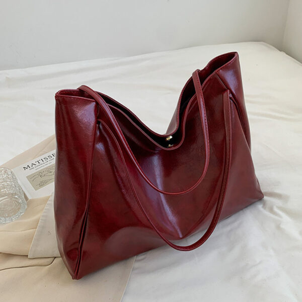 Vintage Shoulder Bags For Women Large Capacity Handbag Tote Bag - Image 9