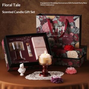 Blossom Tales Aromatherapy Candle Gift Set – Valentine’s Day Exclusive