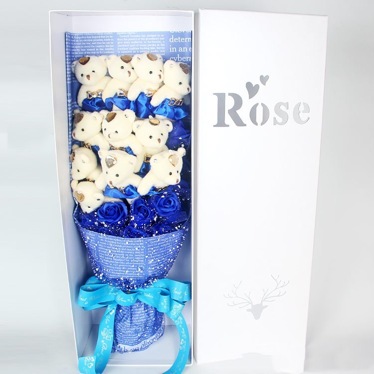 Teddy Bear & Rose Bouquet – Valentine’s Day Exclusive Gift - Image 8